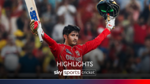 Arya hits second IPL century of the season to lead Punjab to win
