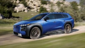 Subaru Boosts 2026 Solterra EV’s Range, Debuts Larger Trailseeker Electric SUV