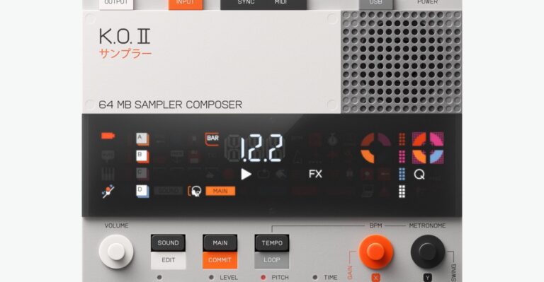 Teenage Engineering has updated its KO II with new sampling powers